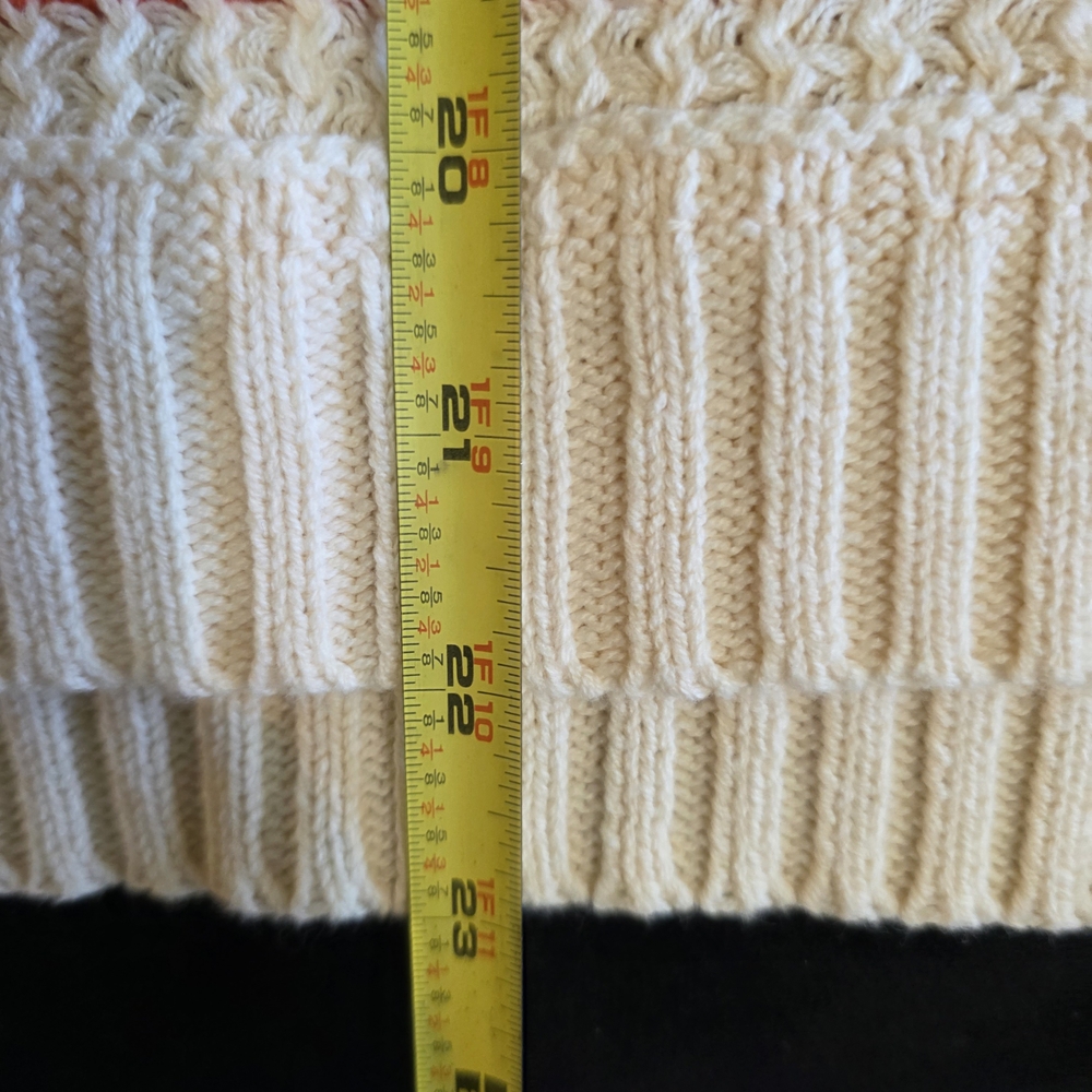 Anthropologie By Together Cable Knit Striped Oversized Sweater - Picture 10 of 10
